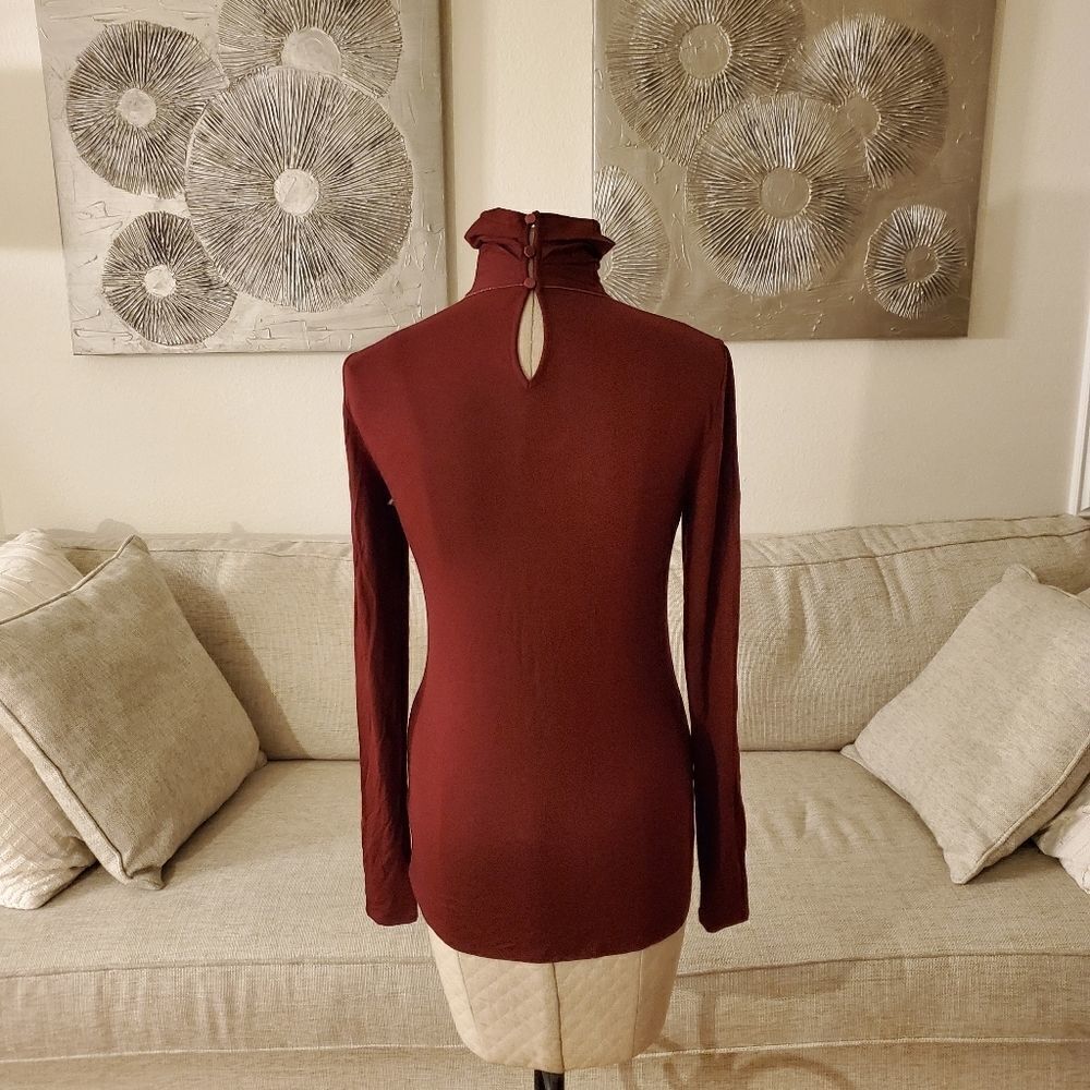 Lafayette 148 NY Dresden Long Sleeve Turtleneck - Picture 7 of 12